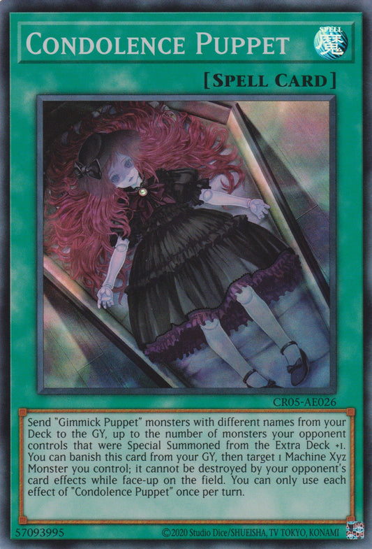 [遊戲王亞英版] 弔唁人偶 / コンドーレンス・パペットト / Condolence Puppet-Trading Card Game-TCG-Oztet Amigo