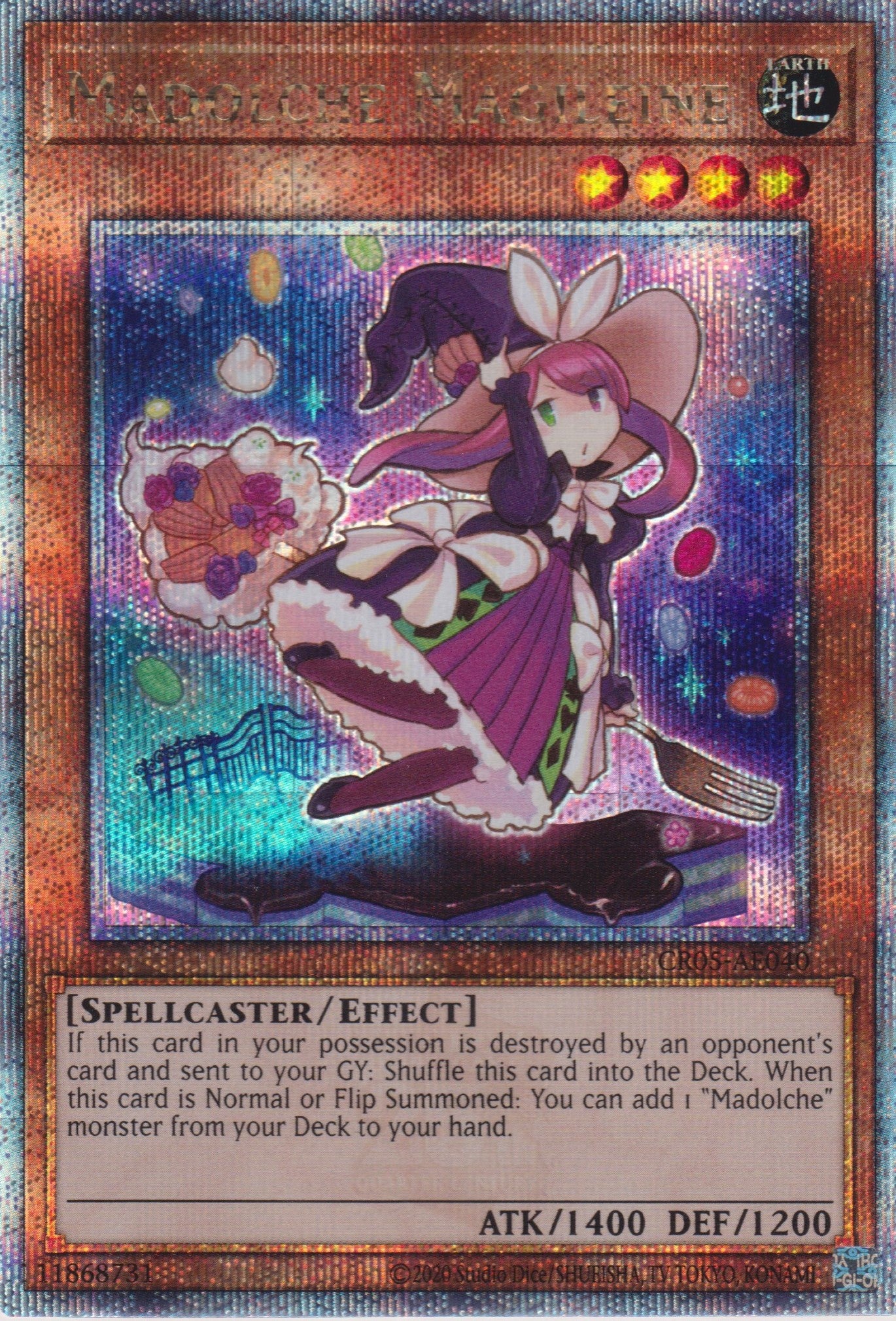 [遊戲王亞英版] 魔式甜點 魔女蘭蛋糕 / マドルチェ・マジョレーヌ / MADOLCHE MAGILEINE-Trading Card Game-TCG-Oztet Amigo