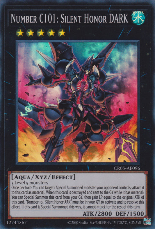 [遊戲王亞英版] CNO.101 寂靜榮譽黑暗騎士 / CNO.101 S·H·DARK KNIGHT / NUMBER C101: SILENT HONOR DARK-Trading Card Game-TCG-Oztet Amigo