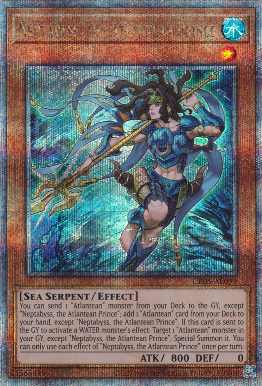 [遊戲王亞英版] 海皇子 尼普頓深淵 / 海皇子ネプトアビス / Neptabyss, the Atlantean Prince-Trading Card Game-TCG-Oztet Amigo