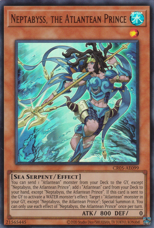 [遊戲王亞英版] 海皇子 尼普頓深淵 / 海皇子ネプトアビス / Neptabyss, the Atlantean Prince-Trading Card Game-TCG-Oztet Amigo