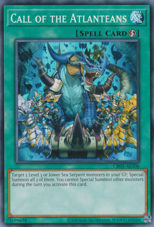 [遊戲王亞英版] 海皇的咆哮 / 海皇の咆哮 / Call of the Atlanteans-Trading Card Game-TCG-Oztet Amigo