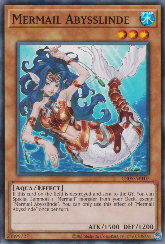 [遊戲王亞英版] 水精鱗 深淵琳德 / 水精鱗-アビスリンデ / Mermail Abysslinde-Trading Card Game-TCG-Oztet Amigo