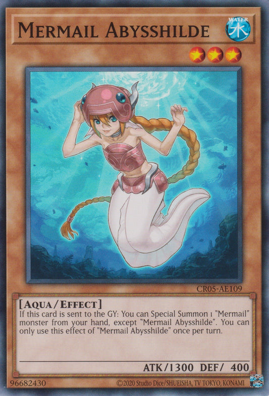 [遊戲王亞英版] 水精鱗 深淵希德 / 水精鱗－アビスヒルデ / Mermail Abysshilde-Trading Card Game-TCG-Oztet Amigo