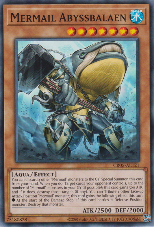 [遊戲王亞英版] 水精鱗 大藍深淵鯨 / 水精鱗－サルフアビス / Mermail Abyssbalaen-Trading Card Game-TCG-Oztet Amigo