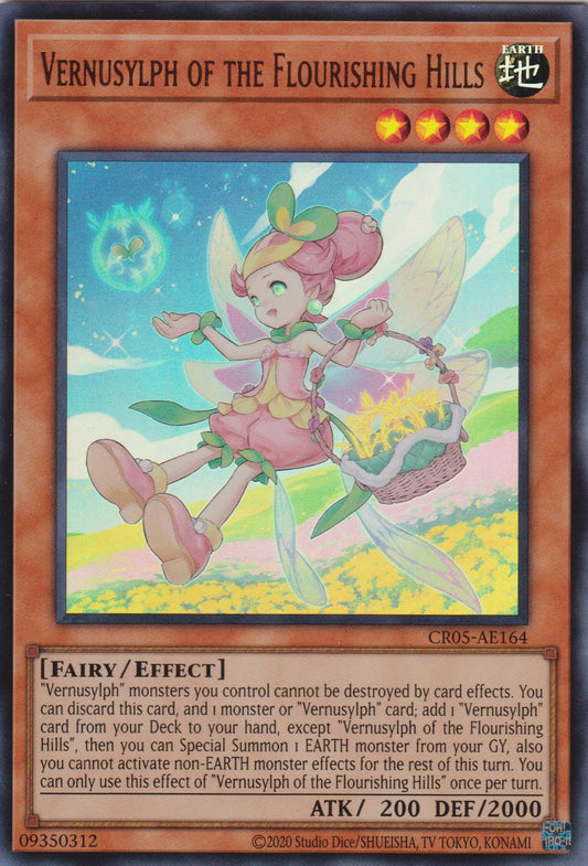 [遊戲王亞英版] 丘與發芽的春化精 / 丘と芽吹の春化精 / Vernusylph of the Flourishing Hills-Trading Card Game-TCG-Oztet Amigo