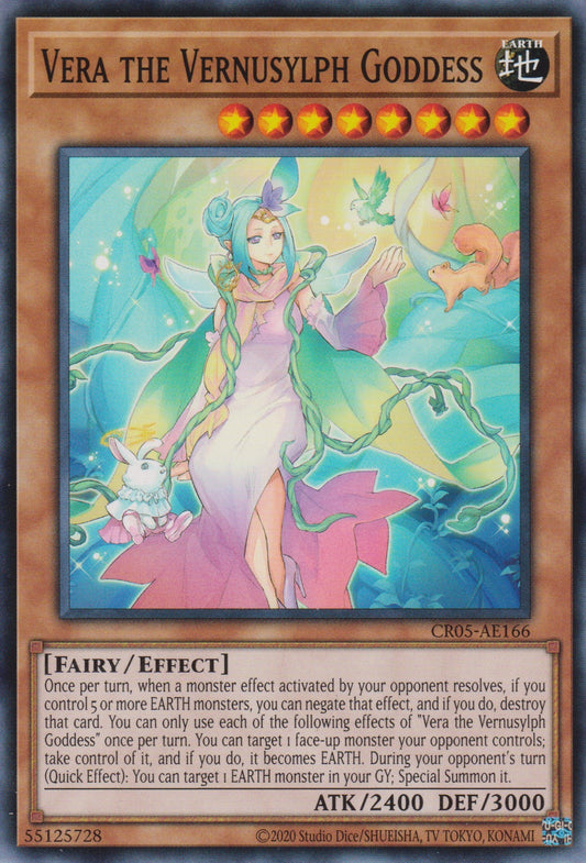 [遊戲王亞英版] 春化精的女神 微菈 / 春化精の女神 ヴェーラ / Vera the Vernusylph Goddess-Trading Card Game-TCG-Oztet Amigo