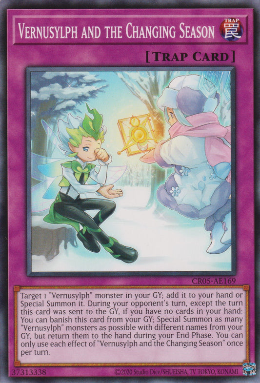 [遊戲王亞英版] 春化精的曆替 / 春化精の暦替 / Vernusylph and the Changing Season-Trading Card Game-TCG-Oztet Amigo