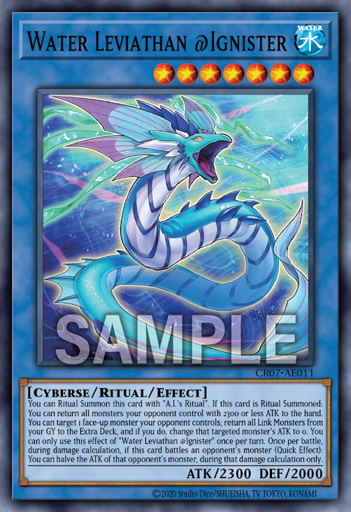 [遊戲王亞英版] 流水海蛇@伊格尼斯星 / ウォーターリヴァイアサン@イグニスター / Water Leviathan @Ignister