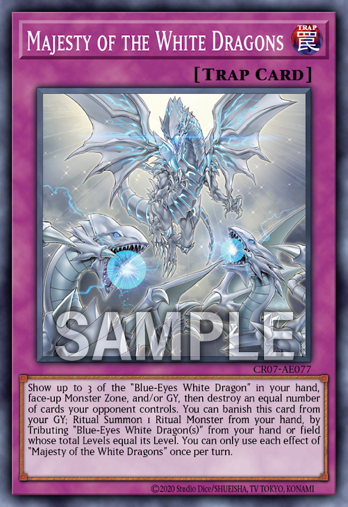[遊戲王亞英版] 	白之龍的威光 / 白き龍の威光 / Majesty with Dragons of White