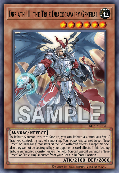 [遊戲王亞英版]真龍騎將 德律阿斯三世 /  真竜騎將ドライアスIII世 / Dreiath III, the True Dracocavalry General