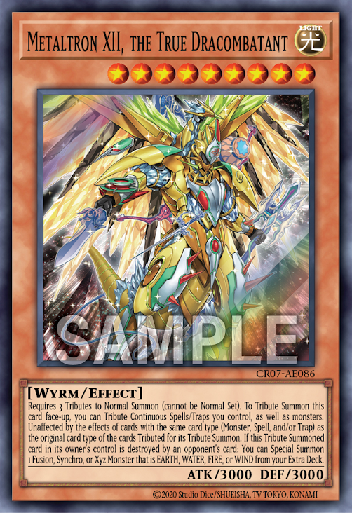 [遊戲王亞英版]真龍機兵 十二鍊機聖 / 真竜機兵ダースメタトロン /Metaltron XII, the True Dracombatant
