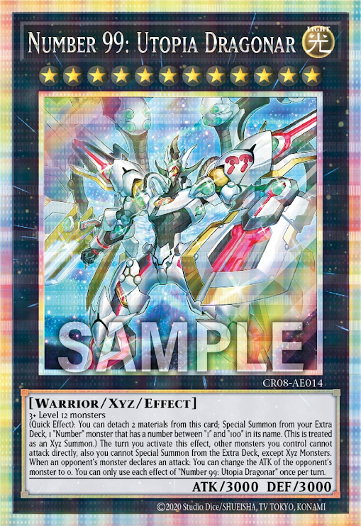 [遊戲王亞英版] No.99 希望皇霍普龍兵 / 	No.99 希望皇ホープドラグナー / Number 99: Utopia Dragonar