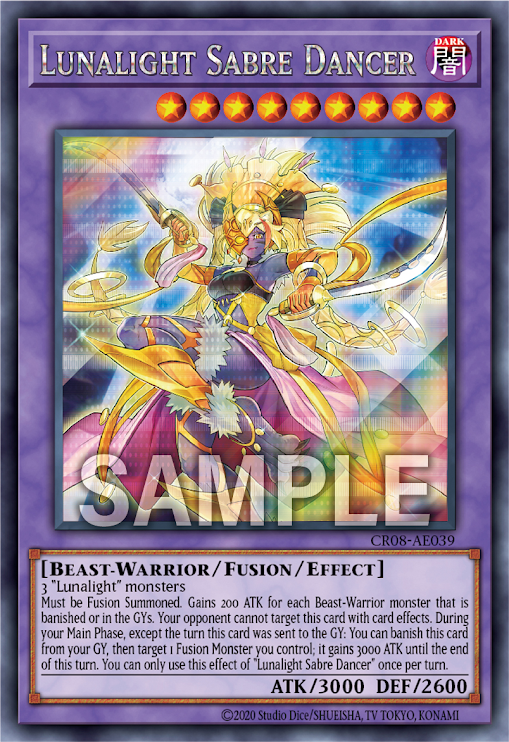 [遊戲王亞英版]月光舞劍虎姬 / 月光舞剣虎姬 /Lunalight Sabre Dancer
