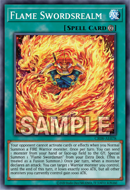 Carta Flame Swordsrealm MZMI-EN006 - Super Rara - 1ª Edición - Laberinto De Los Milenios Yu-Gi-Oh!