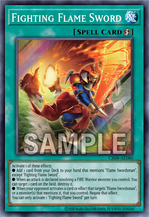 [遊戲王亞英版] 鬥氣炎斬劍 / 闘気炎斬剣 / Fighting Flame Sword