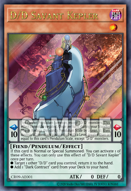 [遊戲王亞英] DD魔導賢者 克普勒 / DD魔導賢者ケプラー / D/D Savant Kepler