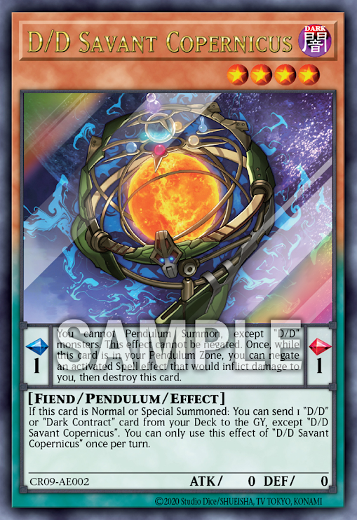 [遊戲王亞英] DD魔導賢者 哥白尼 / DD魔導賢者コペルニクス / D/D Savant Copernicus