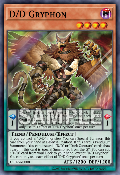 [遊戲王亞英] DD獅鷲 / DDグリフォン / D/D Gryphon