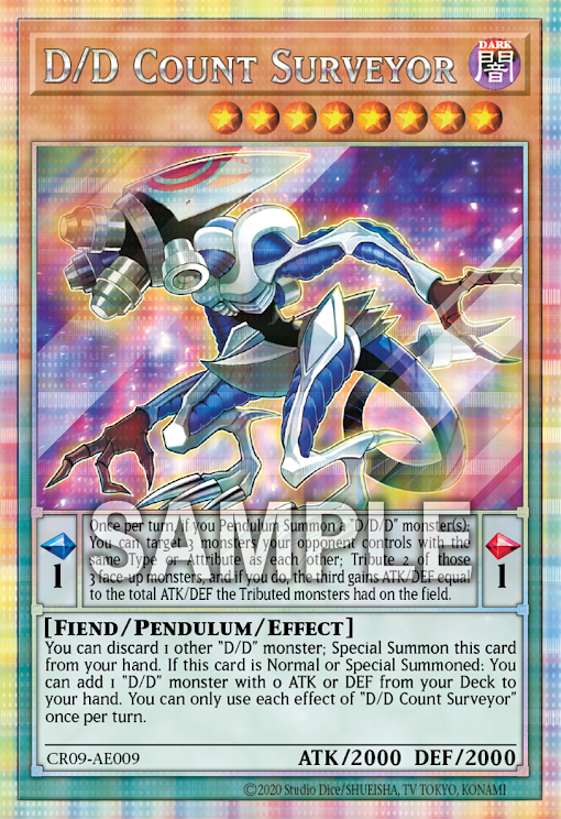 [遊戲王亞英]DD 計數測量者/DDカウント・サーベイヤー/D/D Count Surveyor