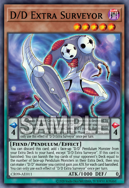 [遊戲王亞英]DD 額外測量者/DDエクストラ・サーベイヤー/D/D Extra Surveyor