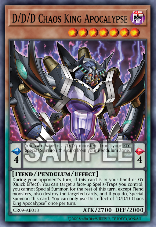 [遊戲王亞英] DDD極智王混沌天啟 / DDD極智王カオス·アポカリプス / D/D/D Chaos King Apocalypse