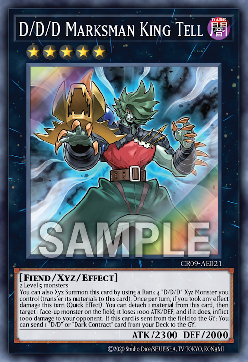 [遊戲王亞英] DDD狙擊王泰爾 / DDD狙撃王テル / D/D/D Marksman King Tell