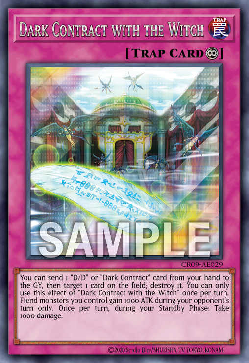 [遊戲王亞英] 戰乙女的契約書 / 戦乙女の契約書 / CardDark Contract with the Witch