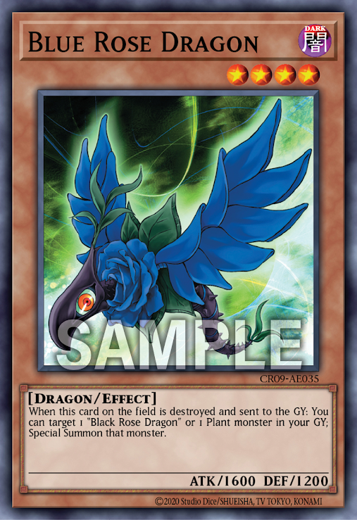 [遊戲王亞英] 藍薔薇龍 / ブルーローズ・ドラゴン / Blue Rose Dragon