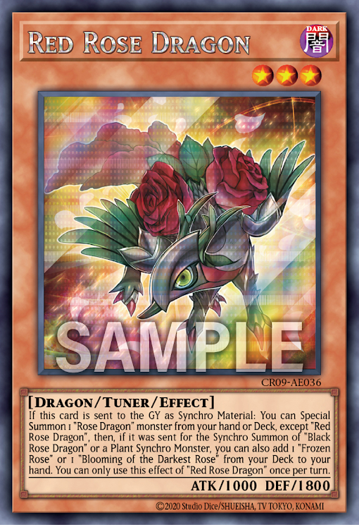 [遊戲王亞英] 紅薔薇龍 / レッドローズ・ドラゴン / Redrose Dragon