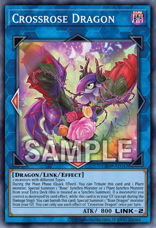 [遊戲王亞英] 交錯薔薇龍 / クロスローズ·ドラゴン / Crossrose Dragon