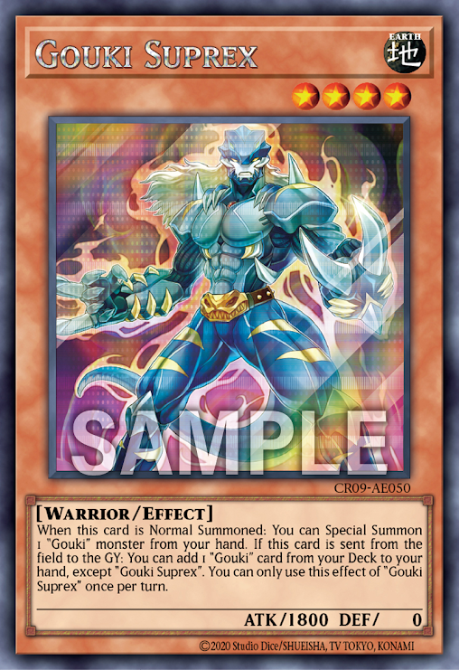 [遊戲王亞英]剛鬼 過肩摔霸王龍 / 剛鬼スープレックス / Gouki Suprex