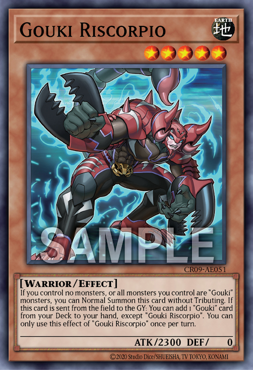 [遊戲王亞英]剛鬼 閃光斧踢蠍 / 剛鬼ライジングスコーピオ / Gouki Riscorpio