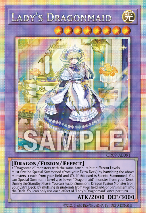 [遊戲王亞英]龍女僕 隨侍女 / ドラゴンメイド・ラティス / Lady's Dragonmaid
