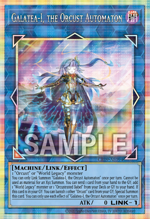 [遊戲王亞英]自鳴天琴 加拉忒亞i /オルフェゴール・ガラテアi /Galatea-i, the Orcust Automaton