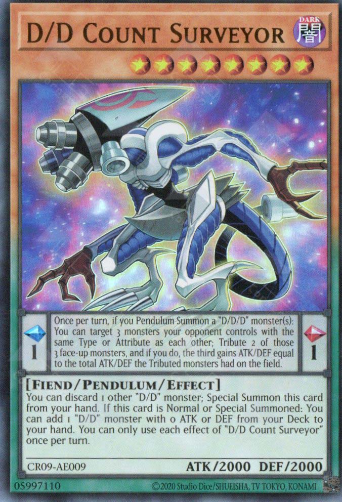 [遊戲王亞英]DD 計數測量者/DDカウント・サーベイヤー/D/D Count Surveyor