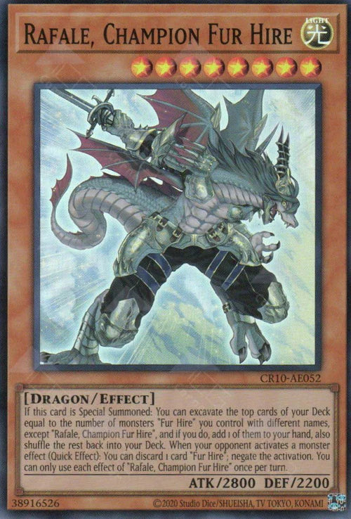 [遊戲王亞英] 空牙團的英雄 拉斐爾 / 空牙団の英雄 ラファール / Rafale, Champion Fur Hire
