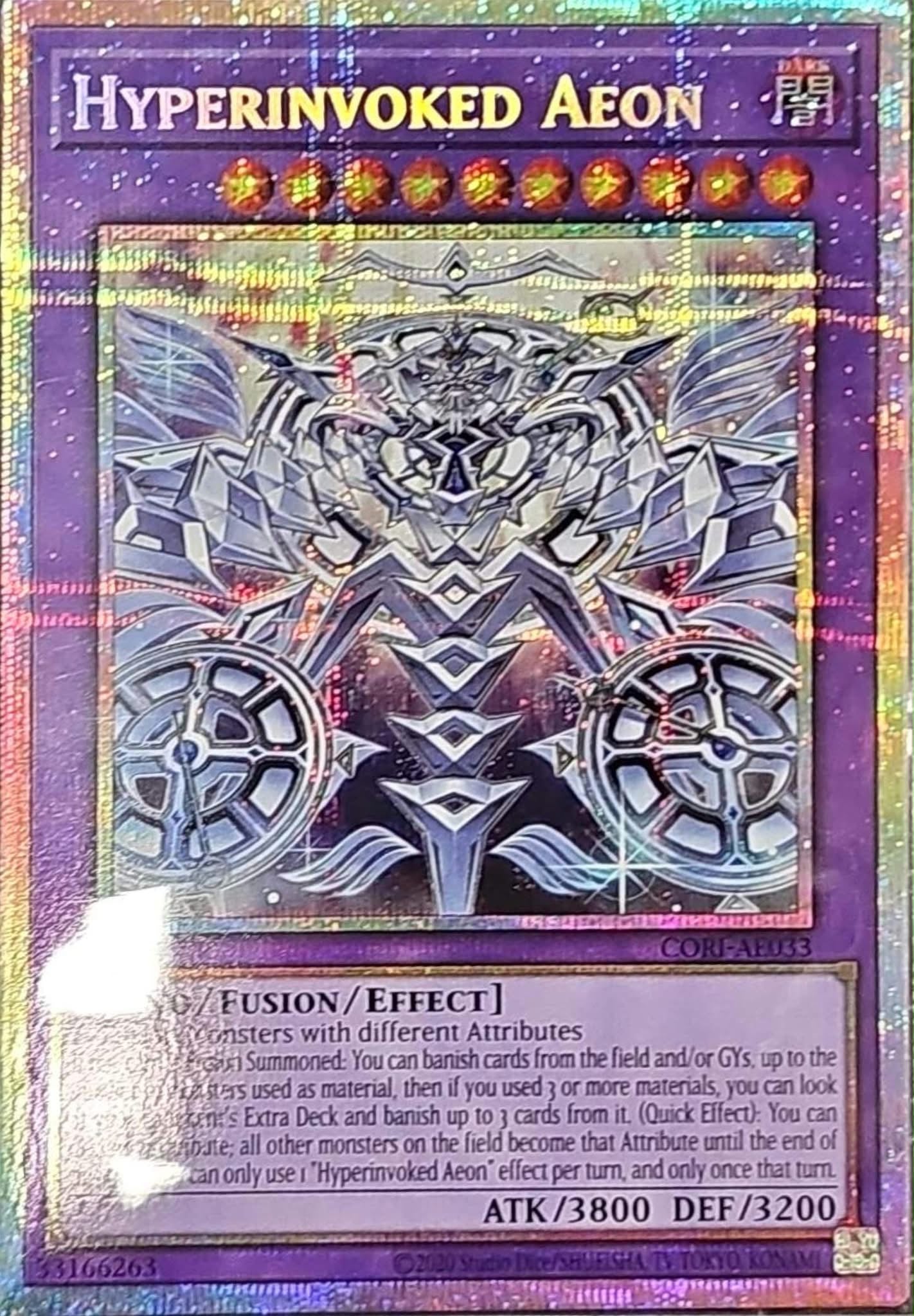 [遊戲王] CORI-AE033 / 超越召喚獸 永世 / 超越召喚獸アイオーン / Hyperinvoked Aeon / PSER