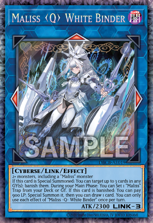 [遊戲王亞英版]碼麗絲<皇后>白色捆縛 / M∀LICE<Q>WHITE BINDER / M∀LICE<Q>WHITE BINDER-Trading Card Game-TCG-Oztet Amigo