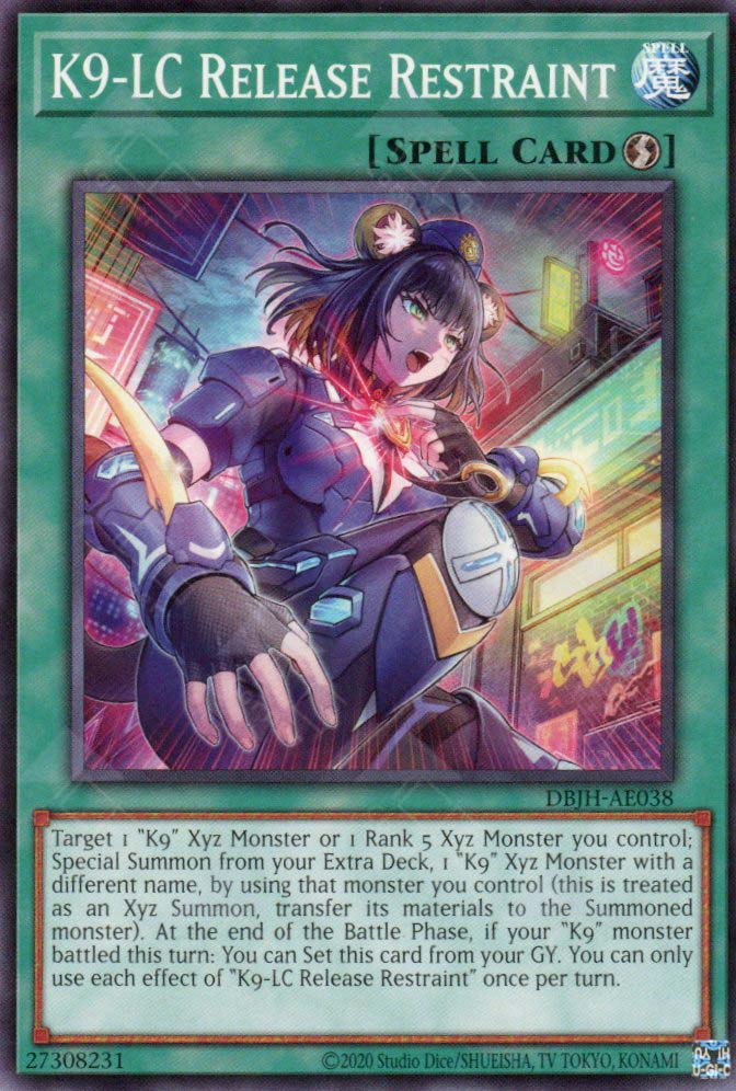 [遊戲王亞英版] K9-LC 拘束解除/  K9-LC 拘束解除/K9 - LC Liberation