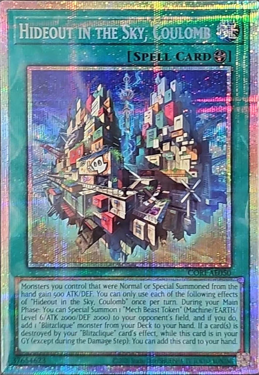 [遊戲王亞英] CORI-AE050 / 天空城塞 庫龍 / 天空城塞クーロン / Hideout in the Sky, Coulomb / PSER