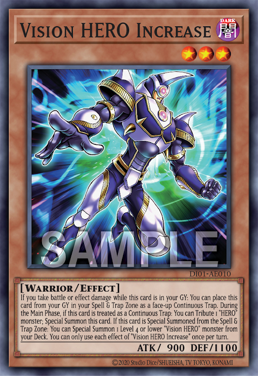 [遊戲王] V・HERO 增殖人 / V・HERO インクリース / Vision HERO Increase-Trading Card Game-TCG-Oztet Amigo