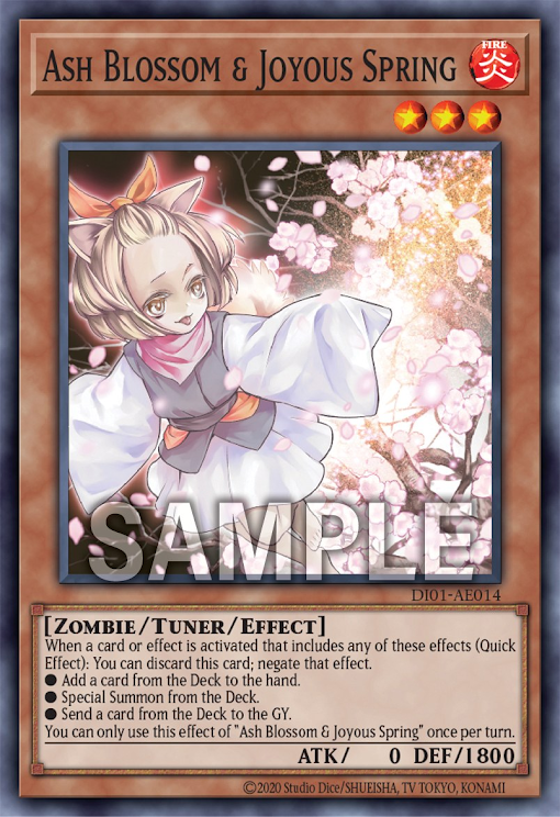 [遊戲王] 	灰流晴/  灰流うらら / Ash Blossom & Joyous Spring-Trading Card Game-TCG-Oztet Amigo