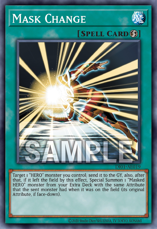 [遊戲王] 假面變身 / マスク・チェンジ / Mask Change-Trading Card Game-TCG-Oztet Amigo