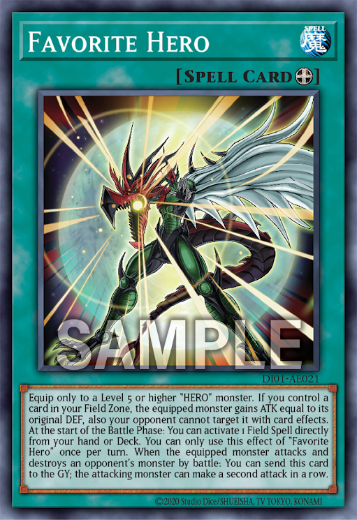 [遊戲王] 最愛的英雄 / フェイバリット·ヒーロー / Favorite Hero-Trading Card Game-TCG-Oztet Amigo