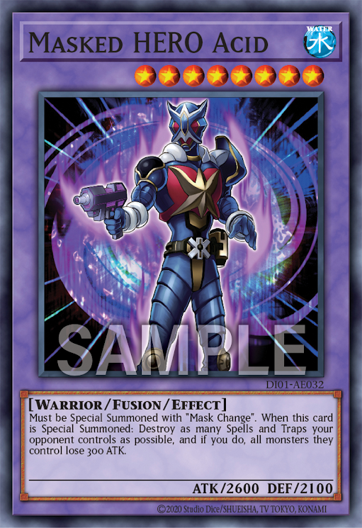 [遊戲王] M・HERO 酸素 / M・HERO アシッド / Masked HERO Acid-Trading Card Game-TCG-Oztet Amigo