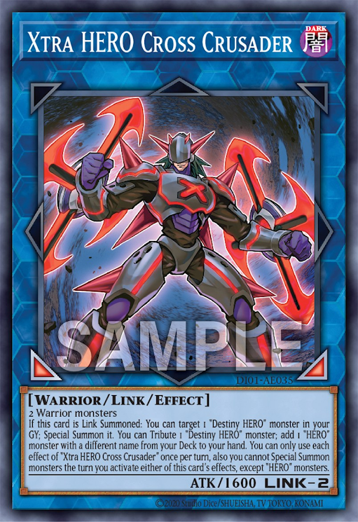 [遊戲王] X・HERO 交錯小子 / X・HERO クロスガイ / Xtra HERO Cross Crusader-Trading Card Game-TCG-Oztet Amigo