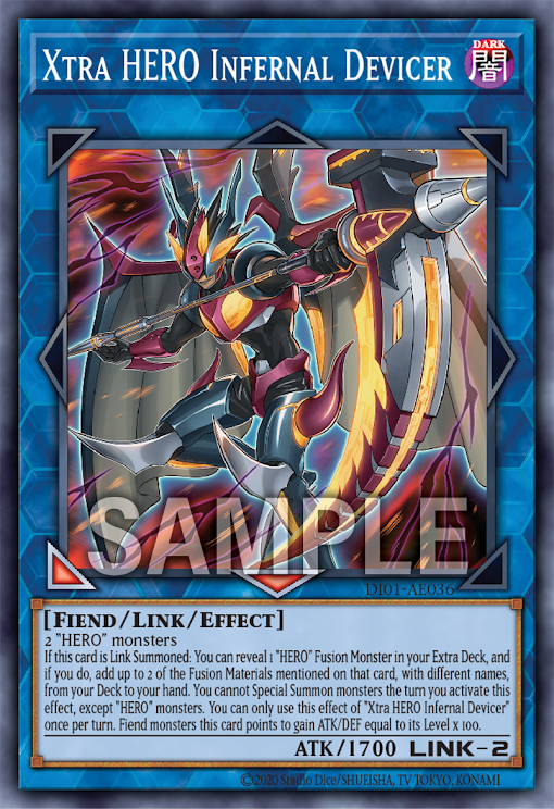 [遊戲王] X·HERO地獄裂魔 / X·HERO ヘル·デバイサー / Xtra HERO Infernal Devicer-Trading Card Game-TCG-Oztet Amigo