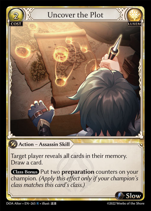 Grand Archive single card - DOA Alter - en-265 - Uncover the Plot(R)