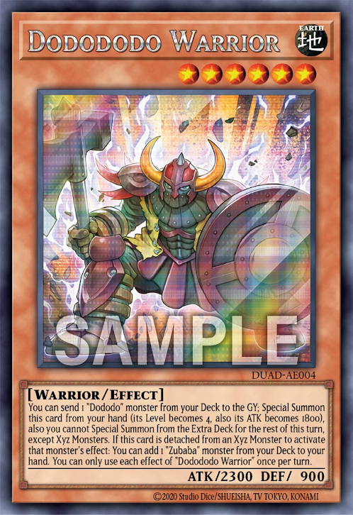 [遊戲王亞英版]怒怒怒怒戰士/ドドドドウォリアー/Dodododo Warrior